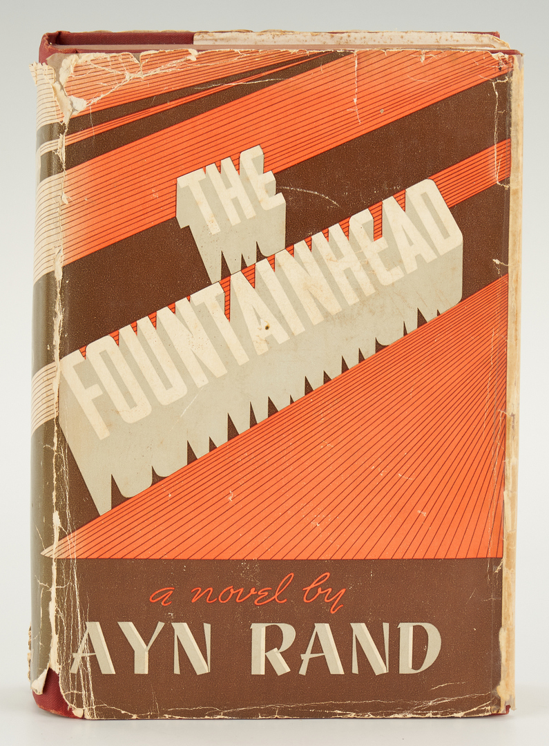 Lot 776: Ayn Rand Signed First Edition THE FOUNTAINHEAD, 1943