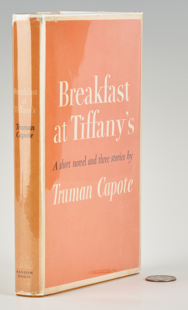 Lot 779: Truman Capote Signed Copy, Breakfast at Tiffany's