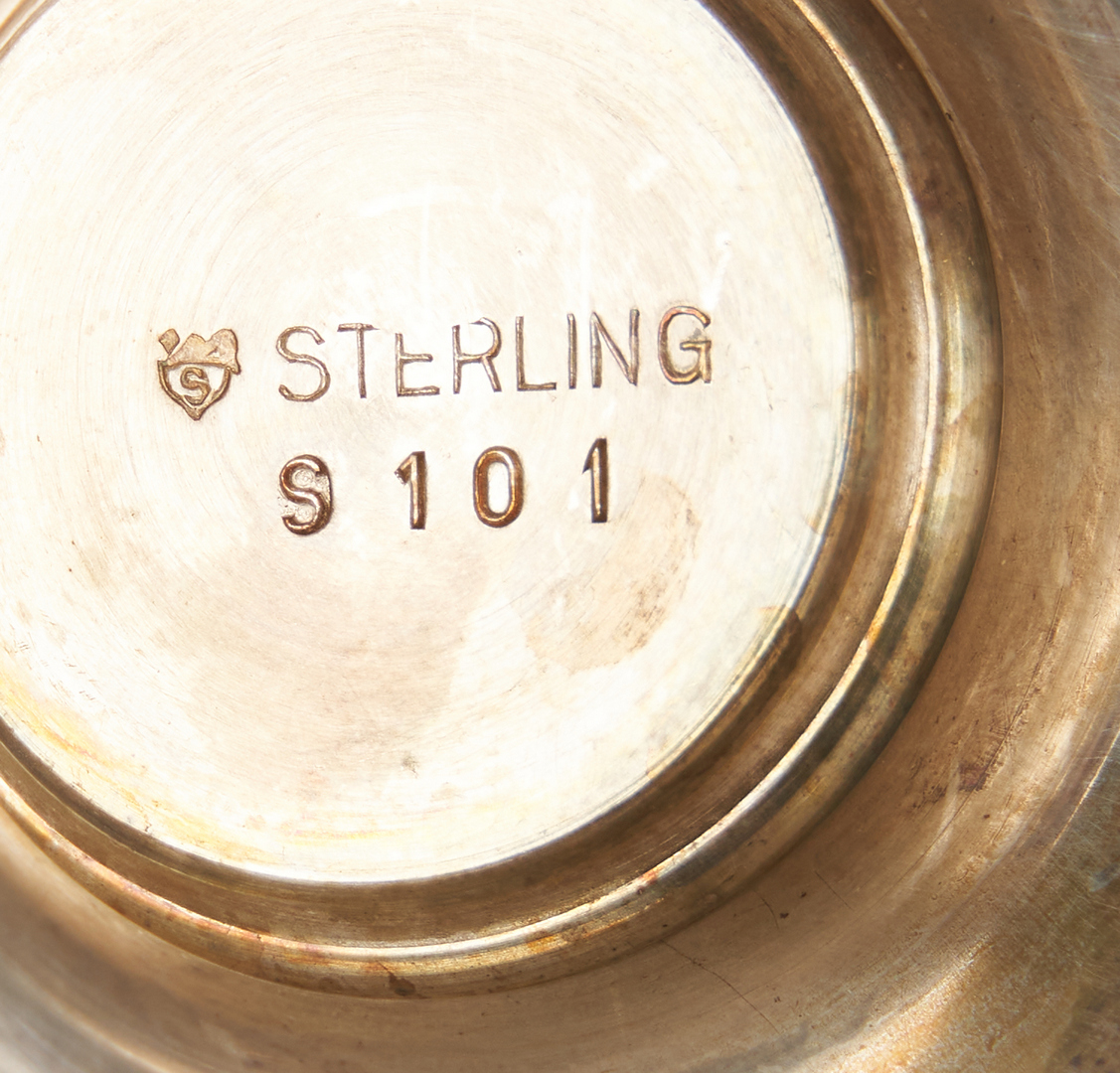 Lot 817: 20 Sterling Items inc. Rectangular Basket