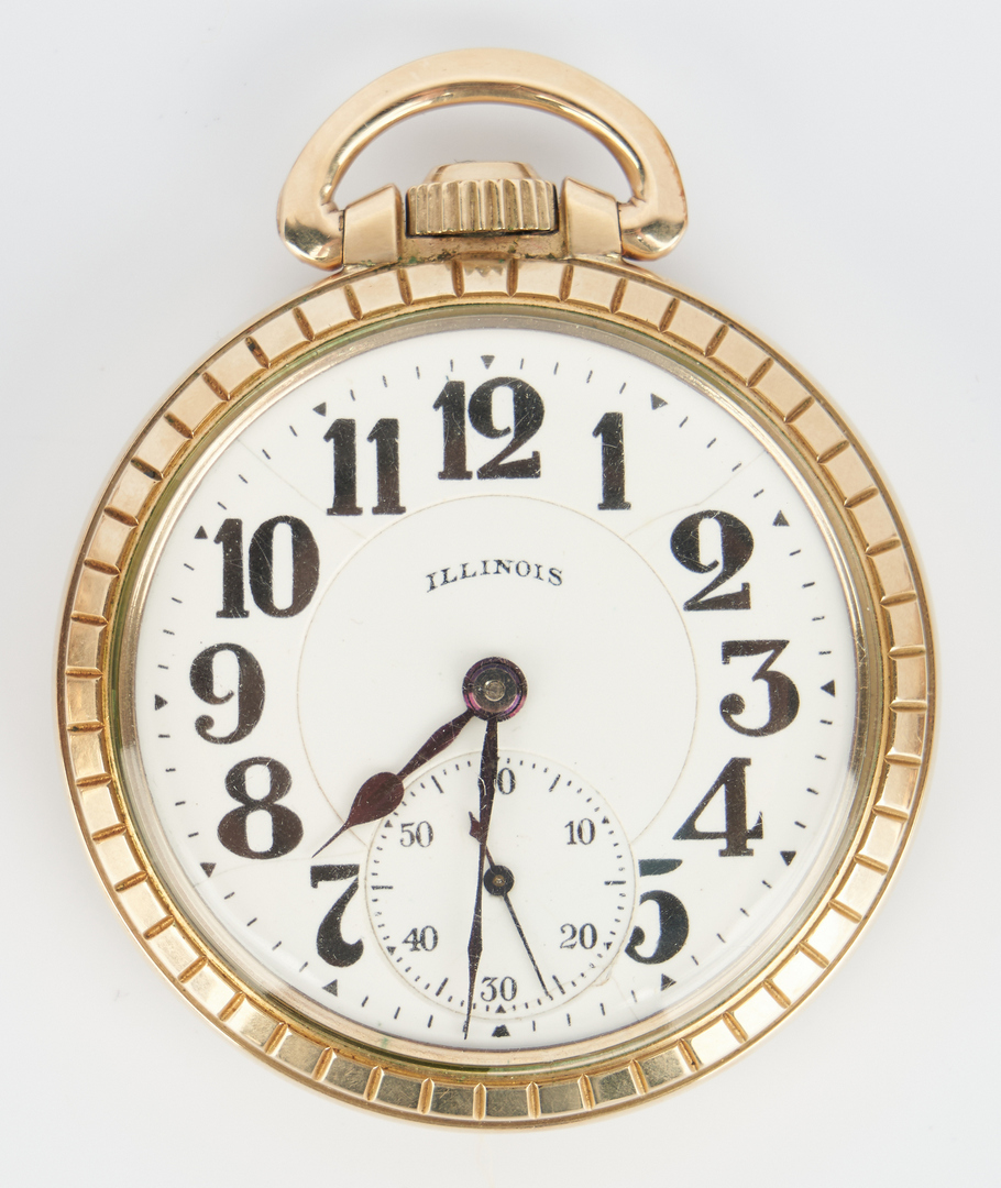 Lot 828: 3 Illinois Bunn Special Pocket Watches