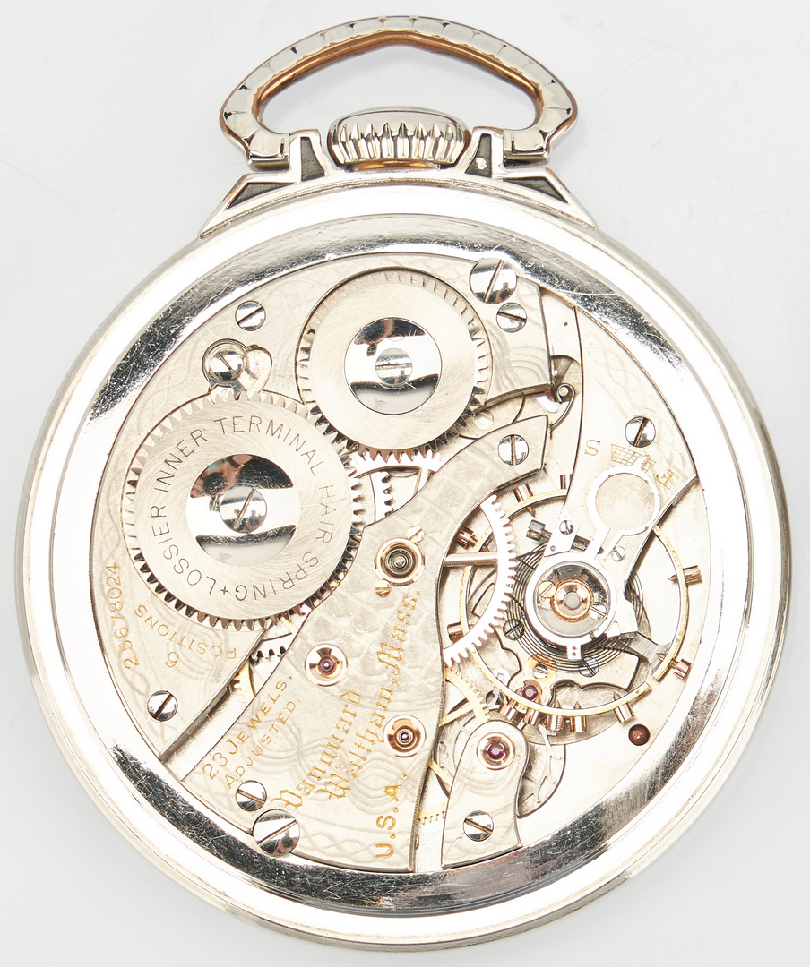 Lot 831: 1926 Waltham Vanguard Pocket Watch, Wide Indicator