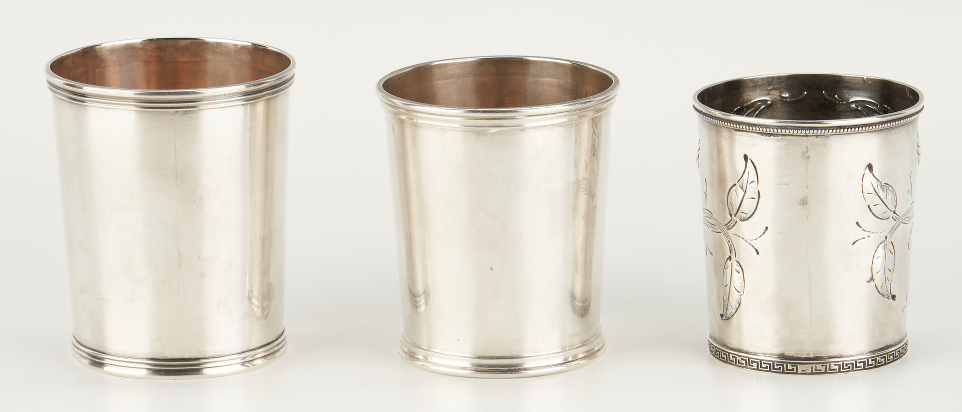 Lot 85: 6 Coin Silver Julep Cups incl. Agricultural