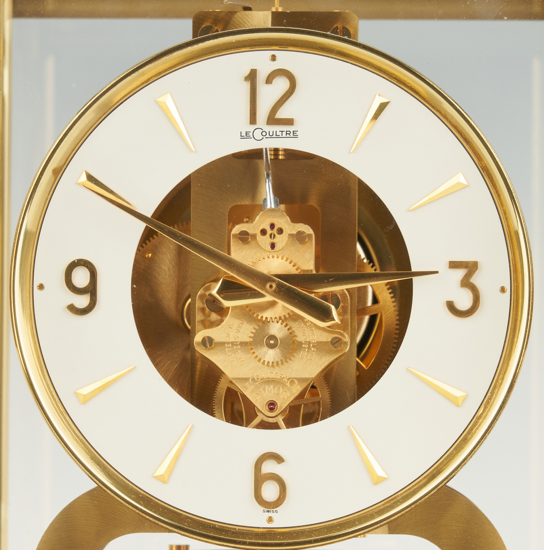 Lot 868: Lecoultre Brass Atmos Mantle Clock