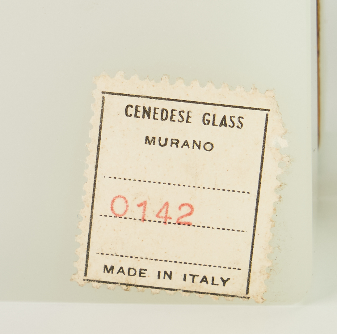Lot 876: 12 Cenedese Murano Glass Decorative Items