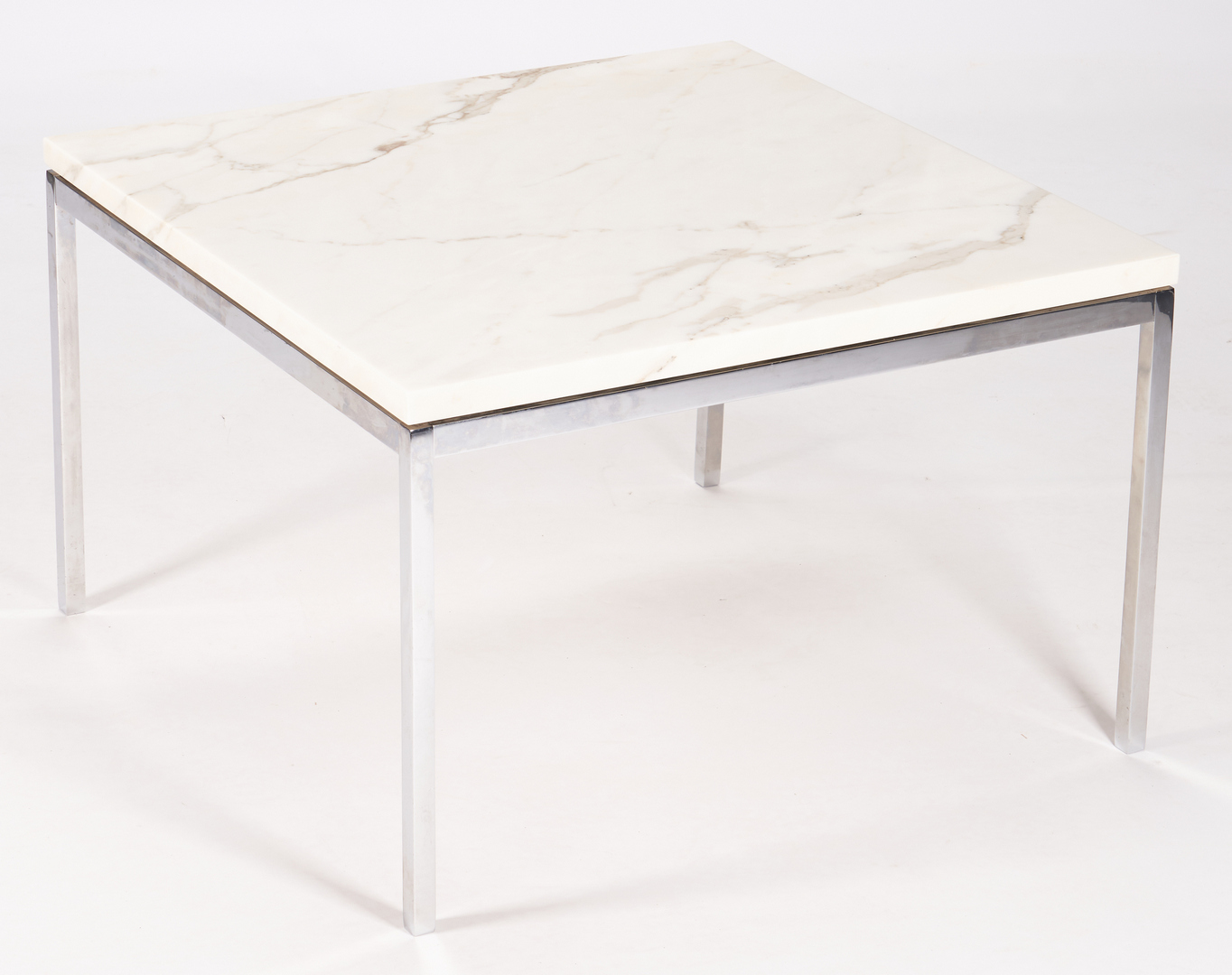 Lot 879: Mid-Century Florence Knoll Marble Top Table