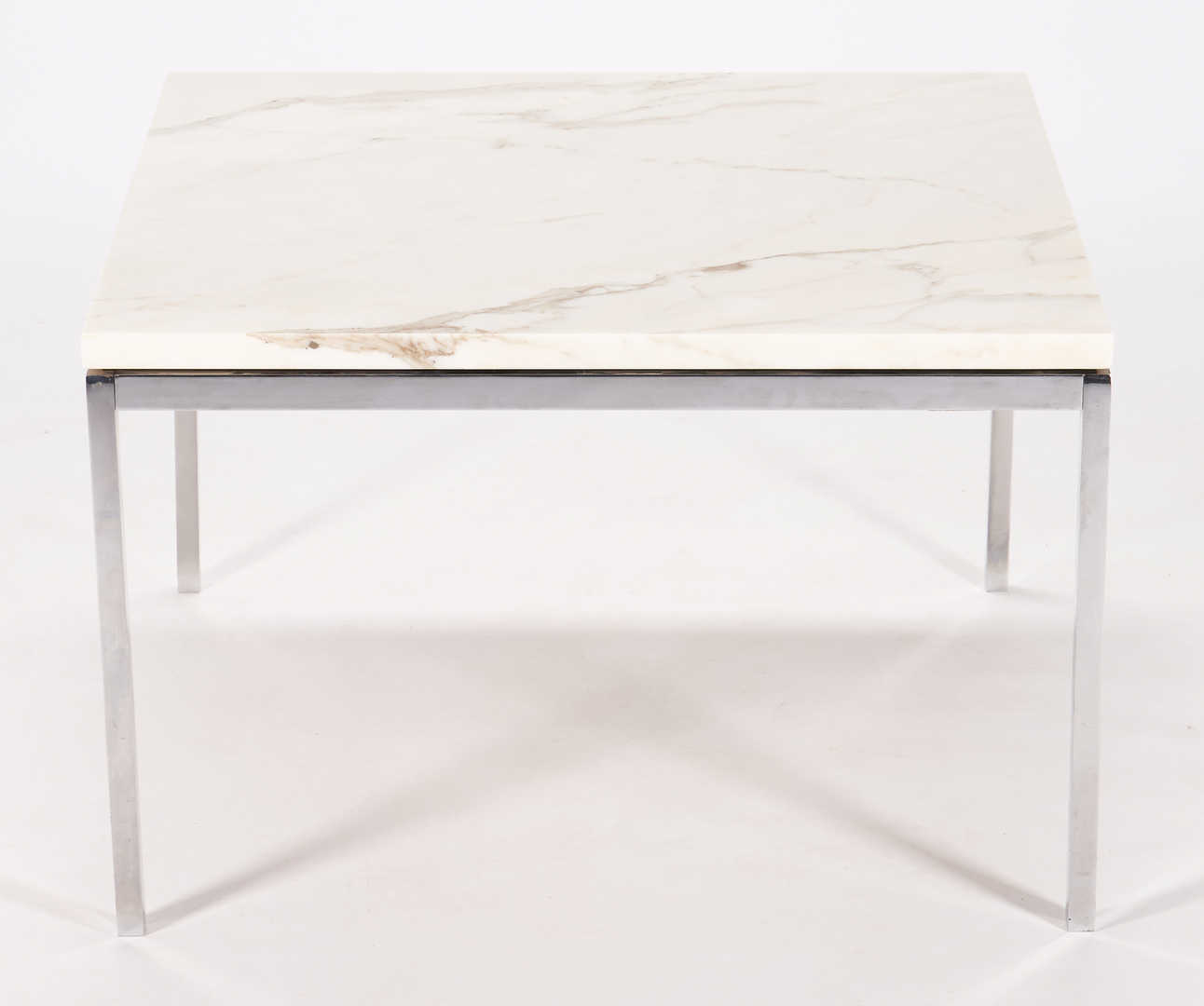 Lot 879: Mid-Century Florence Knoll Marble Top Table