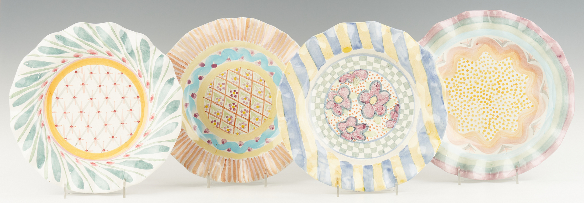 Lot 895: 16 Mackenzie-Childs Ceramic, Glass & Other Items