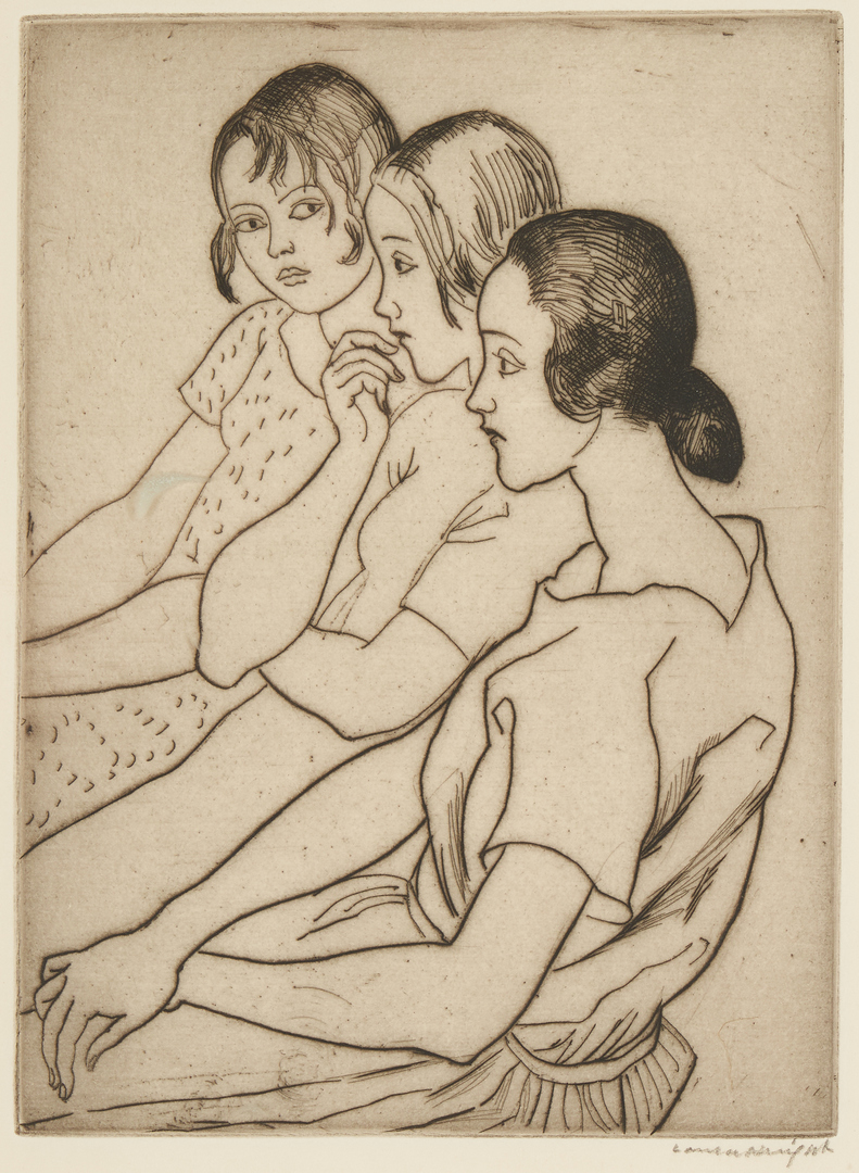 Lot 902: Dame Laura Knight Drawing and Drypoint