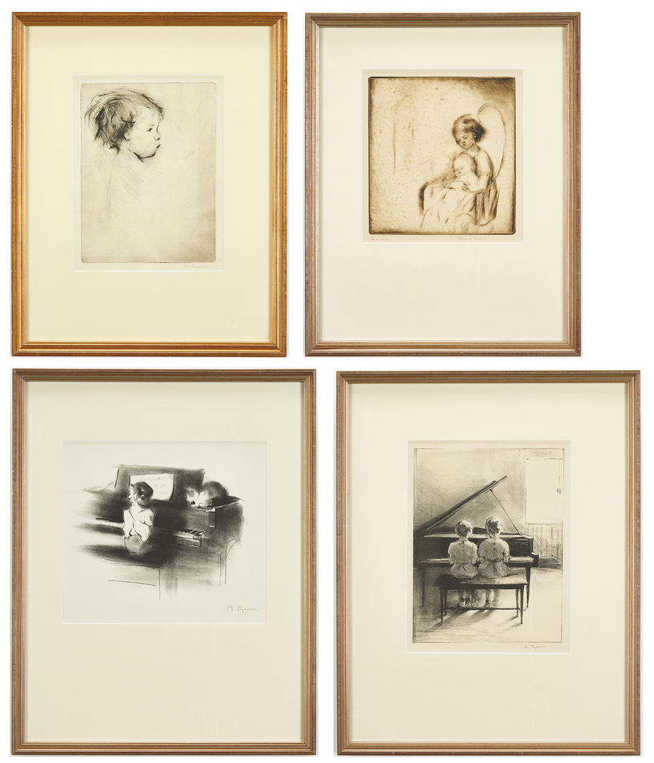 Lot 910: 8 Margery Ryerson Prints, Drypoints & Lithographs