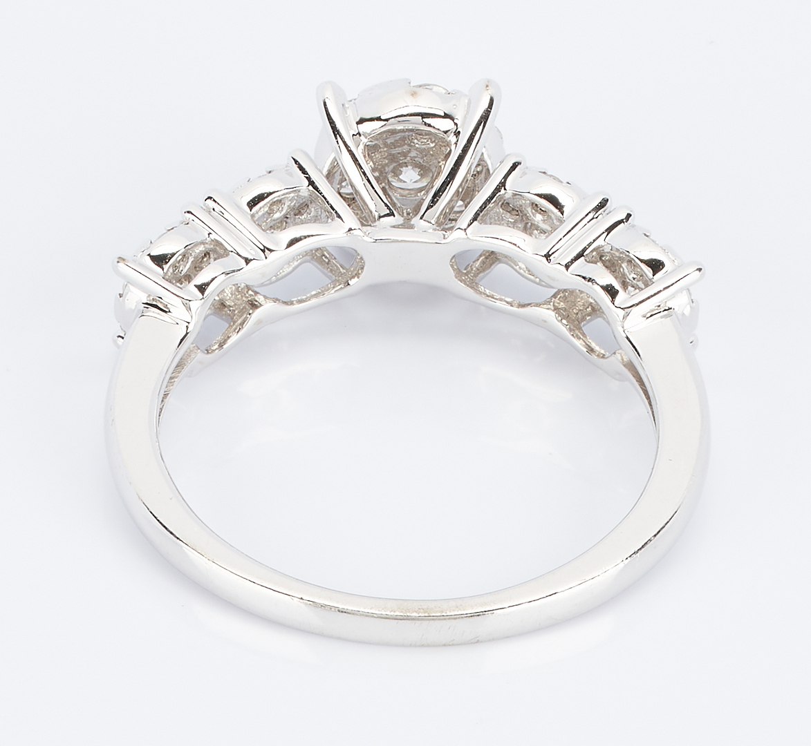 Lot 913: Gold & Diamond Ring w/ Sterling Diamond Bracelet