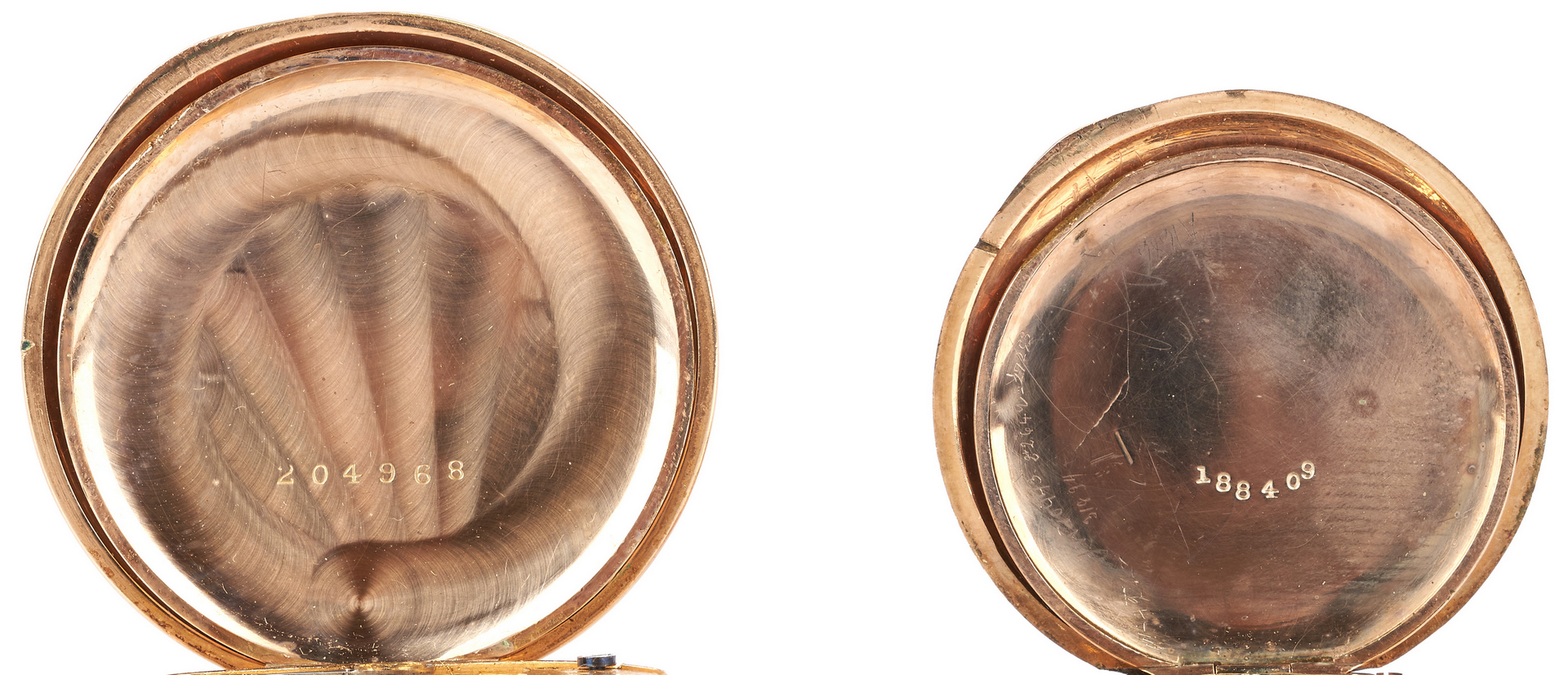 Lot 936: Two (2) Hunting Case Pocket Watches
