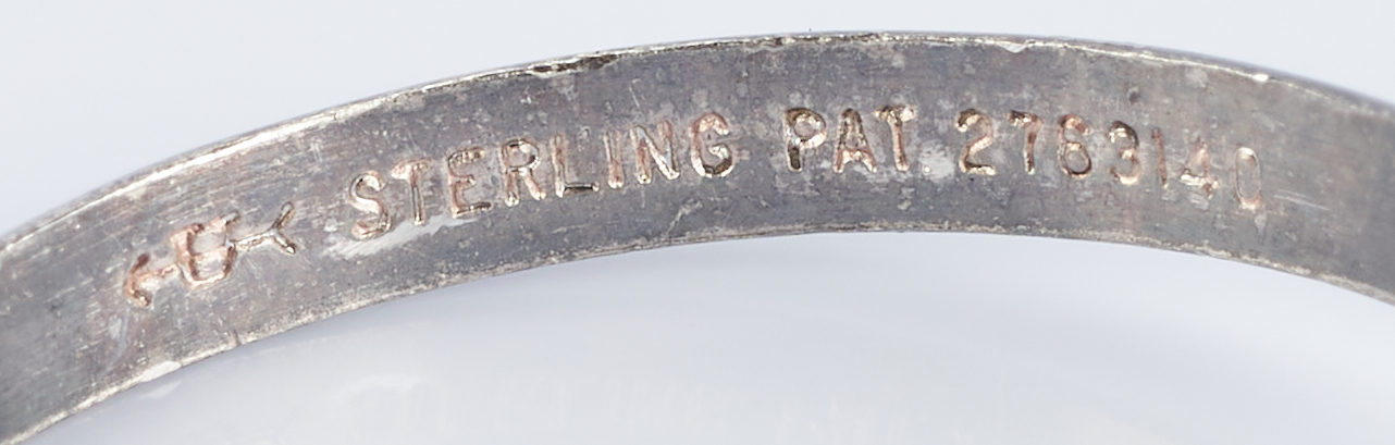 Lot 939: 4 Ladies Ring & 1 Sterling Bracelet