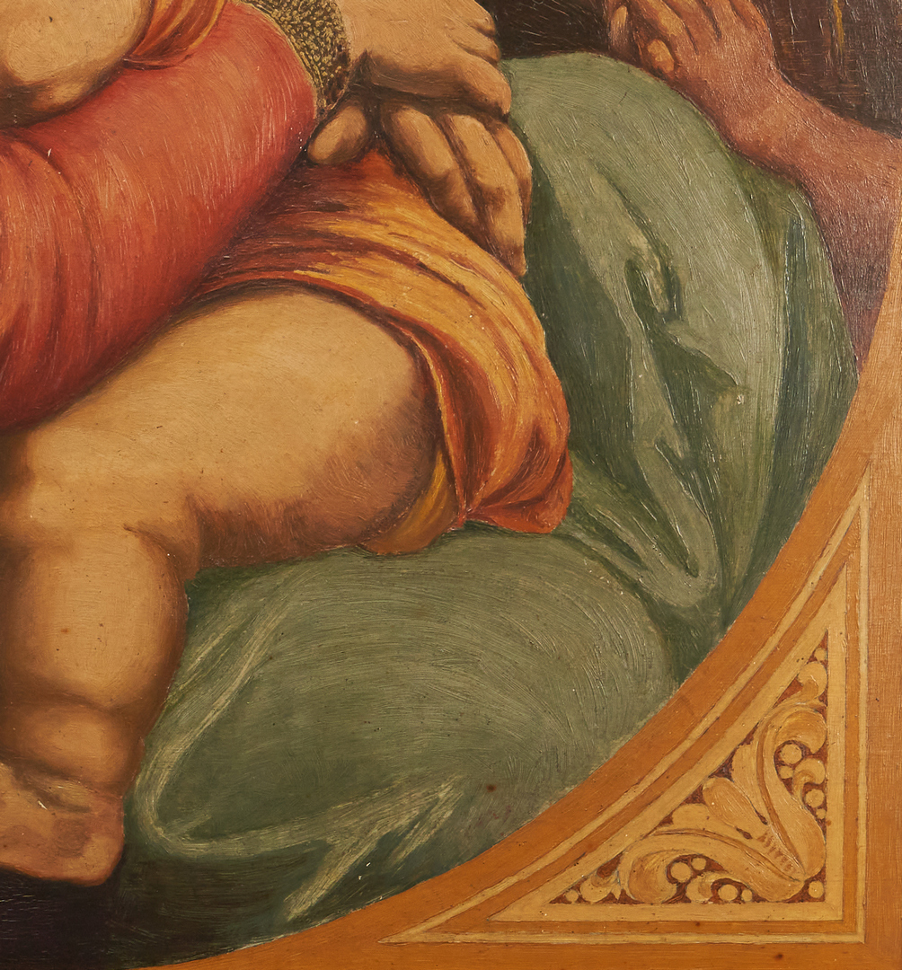Lot 989: After Raphael, Madonna della Sedia