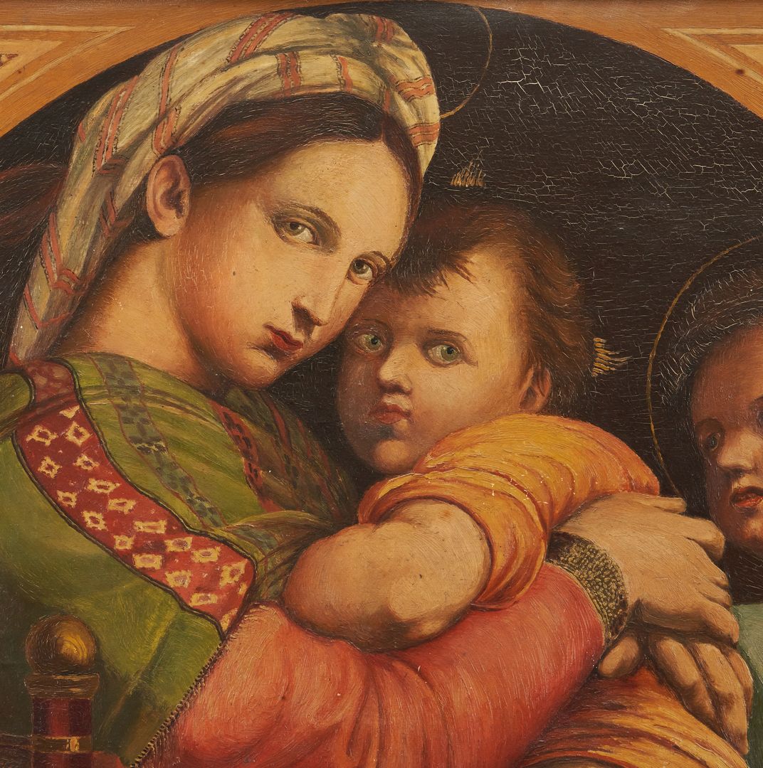 Lot 989: After Raphael, Madonna della Sedia