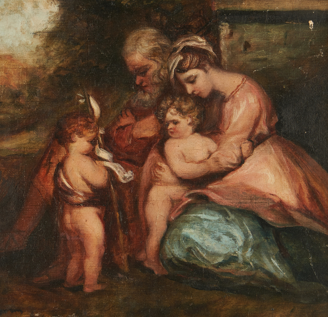 Lot 990: After Sir Joshua Reynolds, O/C, Holy Family