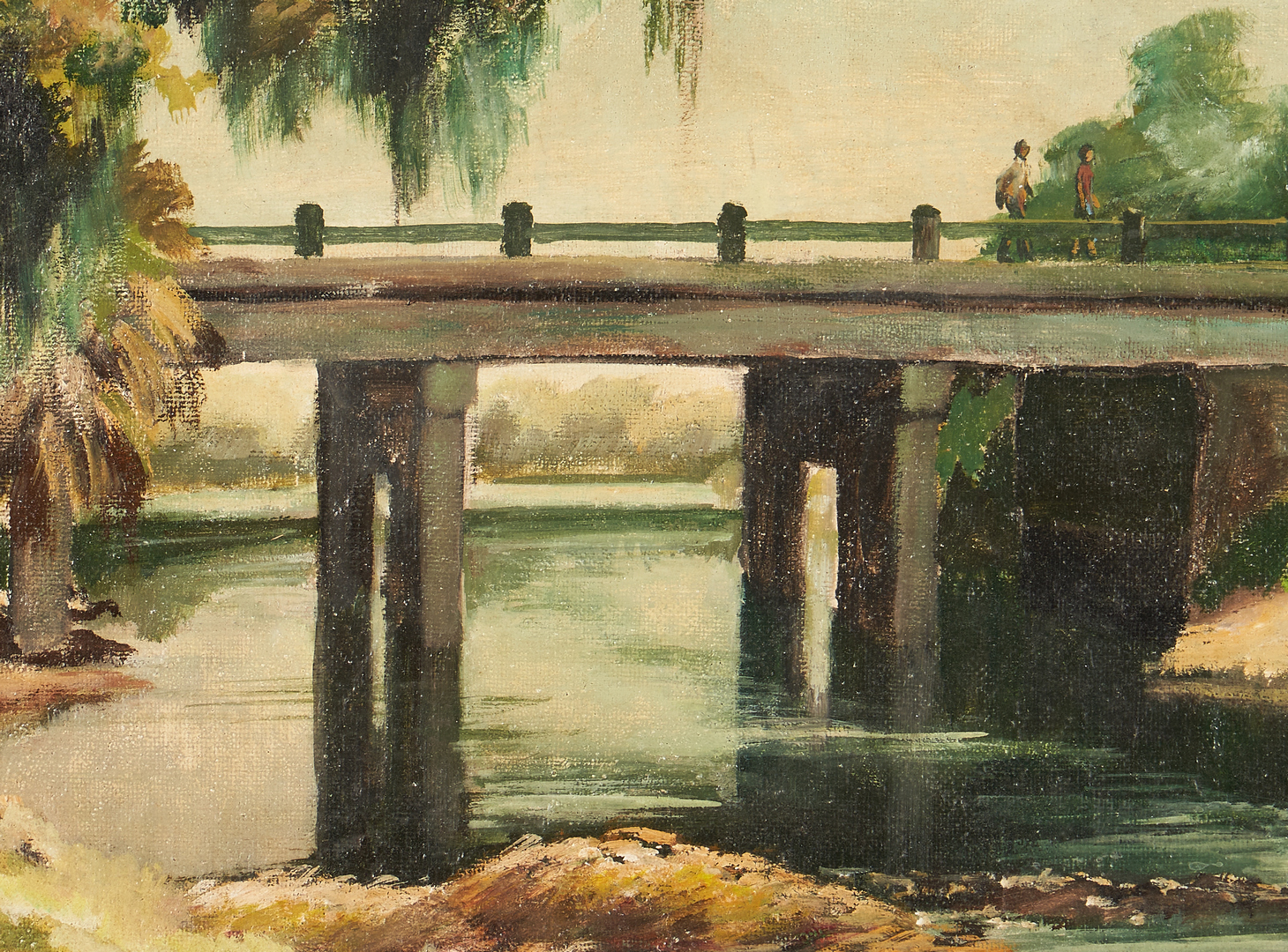 Lot 1001: Ronald Anderson O/B Southern Landscape Painting, Suwanee River