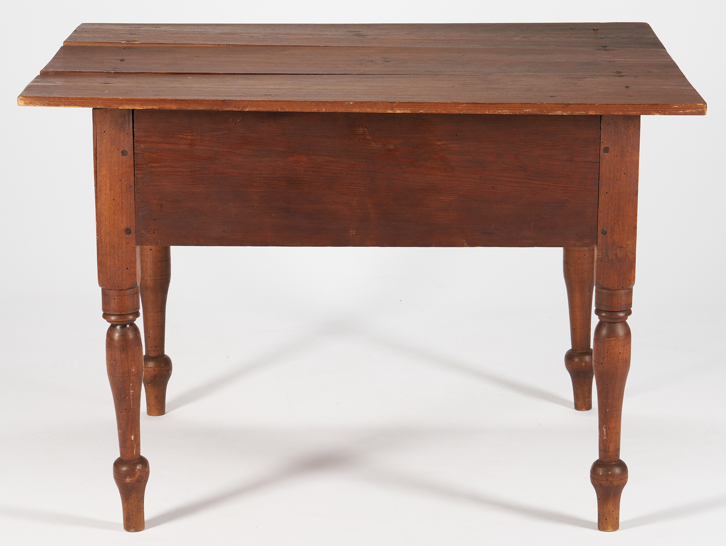 Lot 1038: Southern Vernacular Turned Leg Low Table