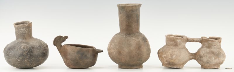 Lot 1115: 4 Mississippian Culture Pottery Pieces