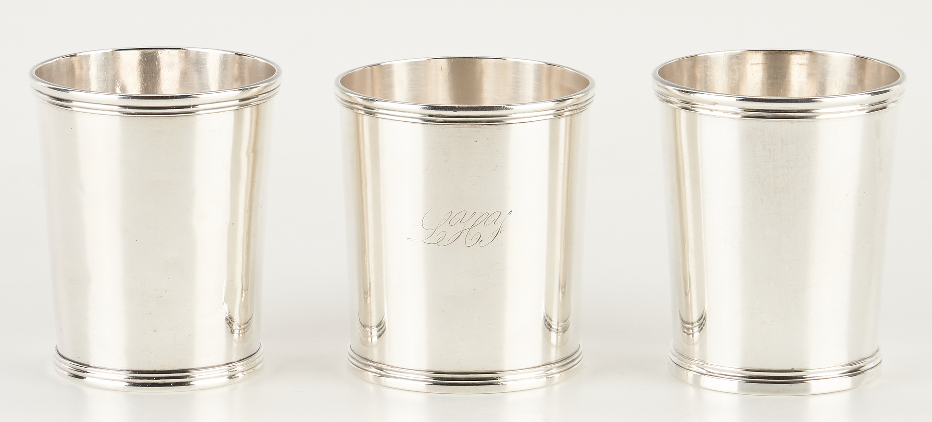 Lot 112: 5 KY Coin Silver Julep Cups, Garner & Winchester, Lexington