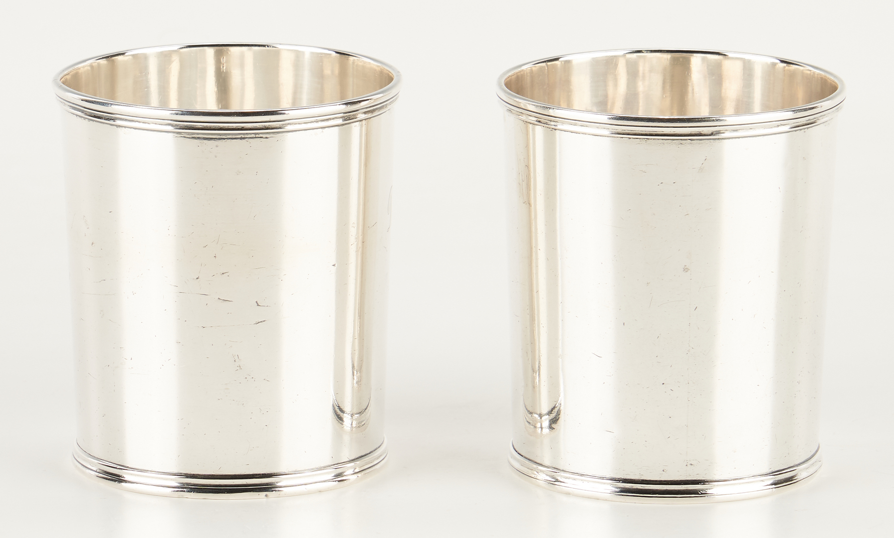 Lot 120: 2 KY Coin Silver Julep Cups, T. Ayres