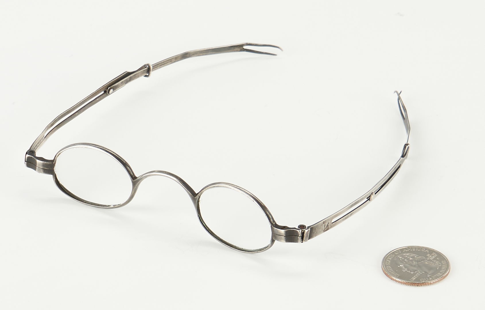 Lot 124: Kentucky Coin Silver Spectacles