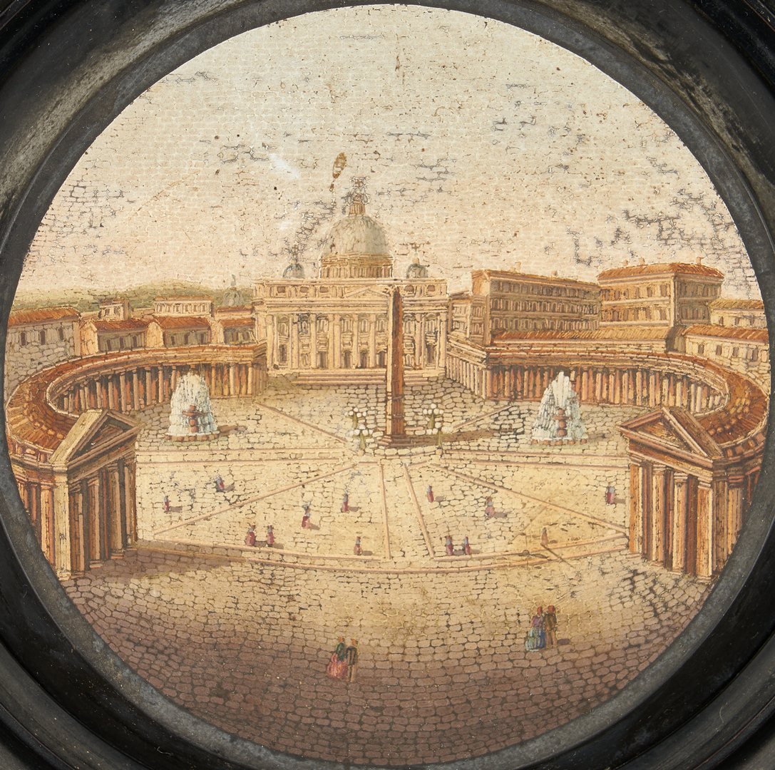 Lot 134: Grand Tour Micromosaic, St. Peters Square