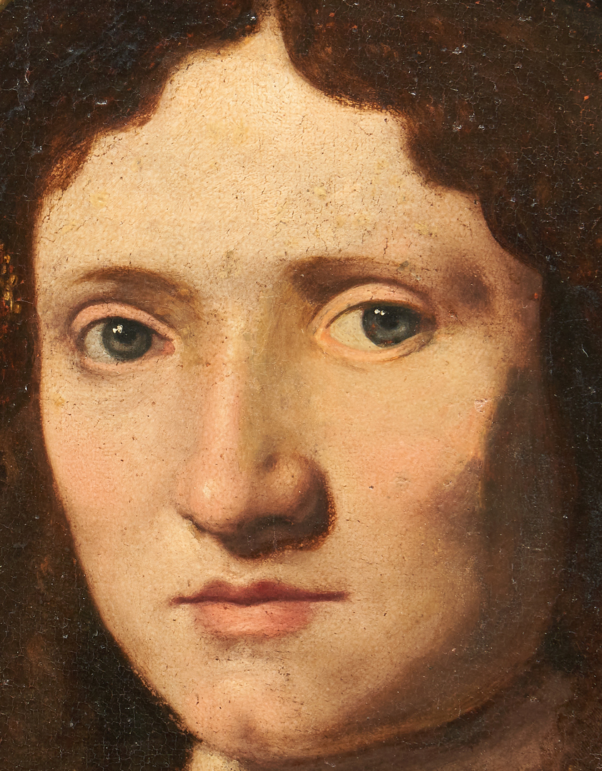 Lot 135: 17th C. Italian School O/C Portrait of a Noblewoman