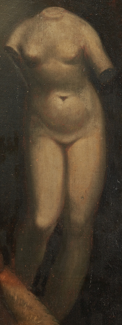 Lot 136: Italian Oil on Canvas Portrait, after Domenico Caprioli