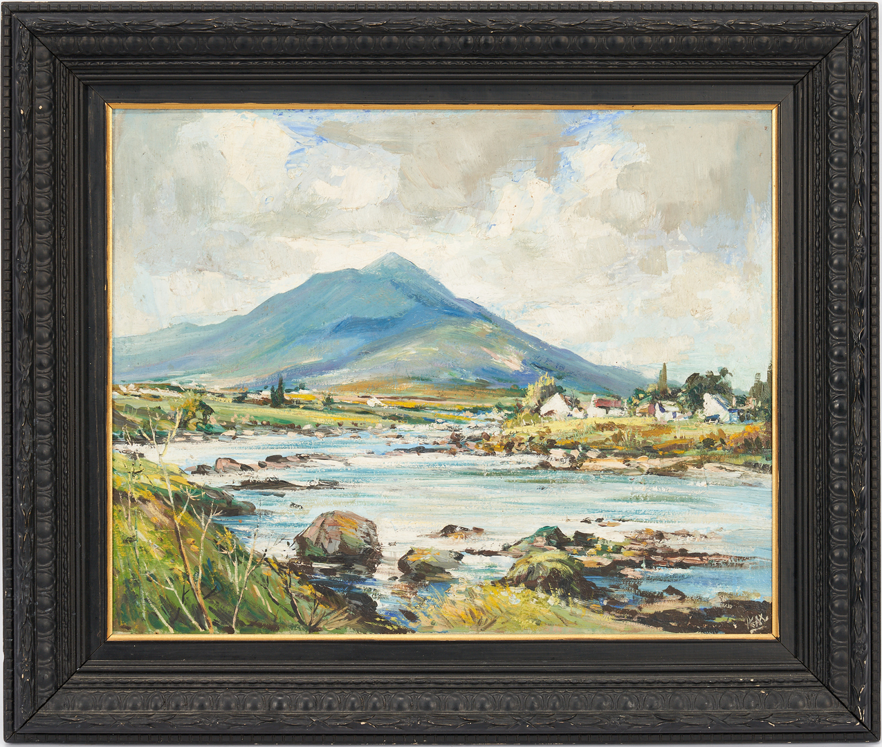 Lot 143: Kenneth Webb O/B Irish Landscape Painting