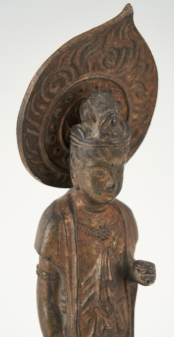 Lot 14: Pair of Asian Bronze Models of Guanyin