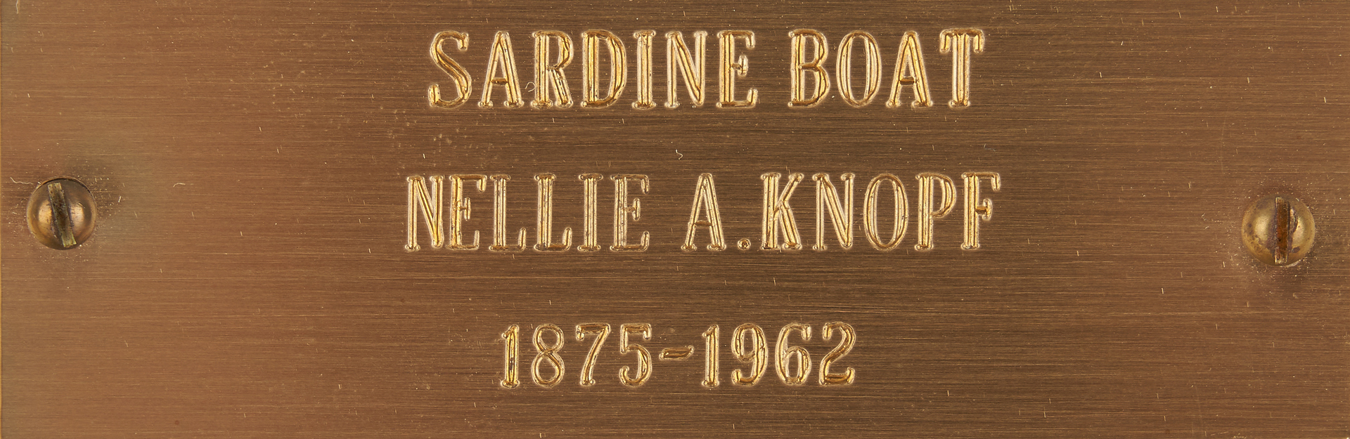 Lot 155: Nellie Knopf O/B Maritime Painting, Sardine Boat