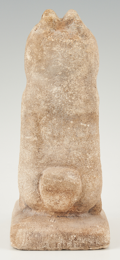 Lot 176: William Edmondson Limestone Critter Sculpture