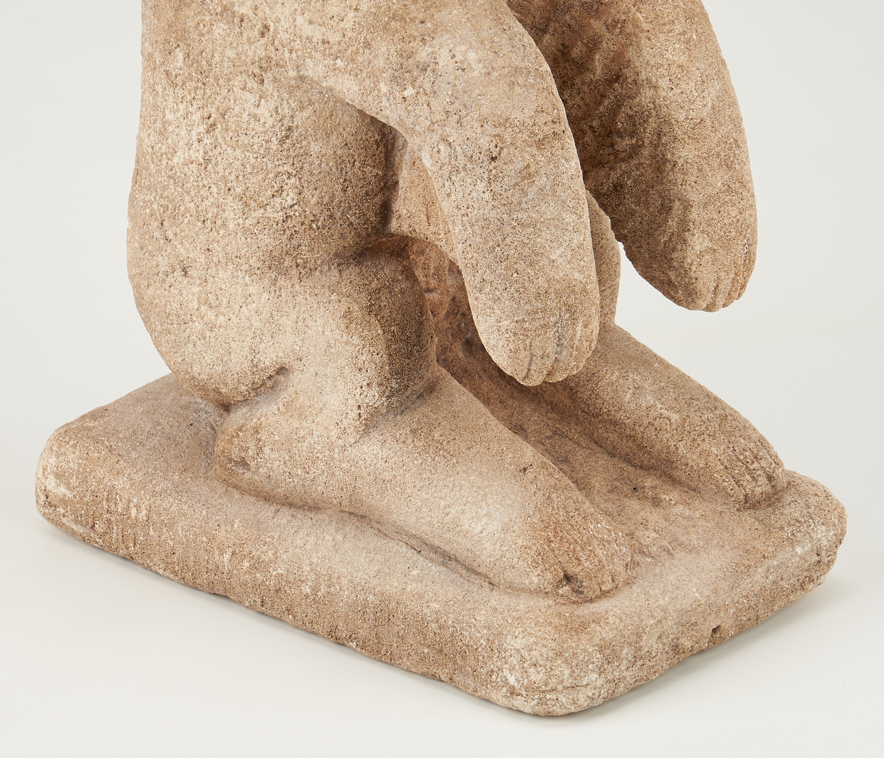 Lot 176: William Edmondson Limestone Critter Sculpture | Case Antiques