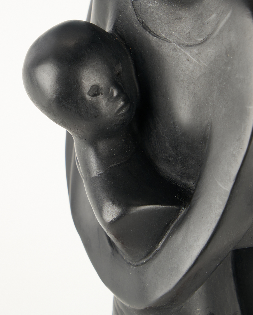 Lot 177: Elizabeth Catlett Bronze Sculpture, The Family