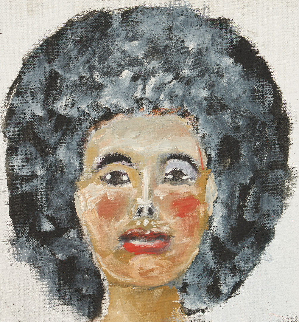 Lot 180:  Oil on Canvas Portrait of a Woman, Joseph Delaney
