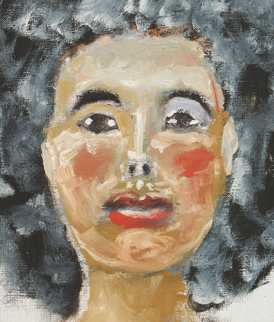 Lot 180:  Oil on Canvas Portrait of a Woman, Joseph Delaney