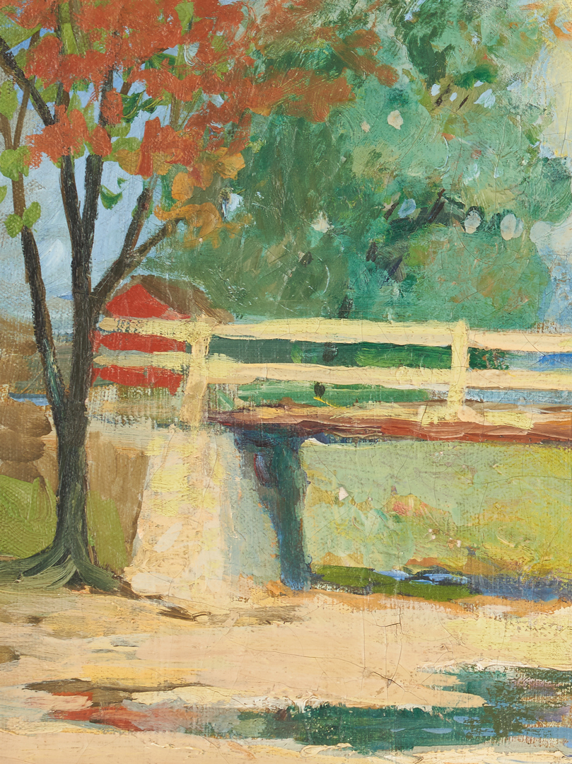 Lot 190: Mayna Treanor Avent O/C, Tennessee Landscape Painting