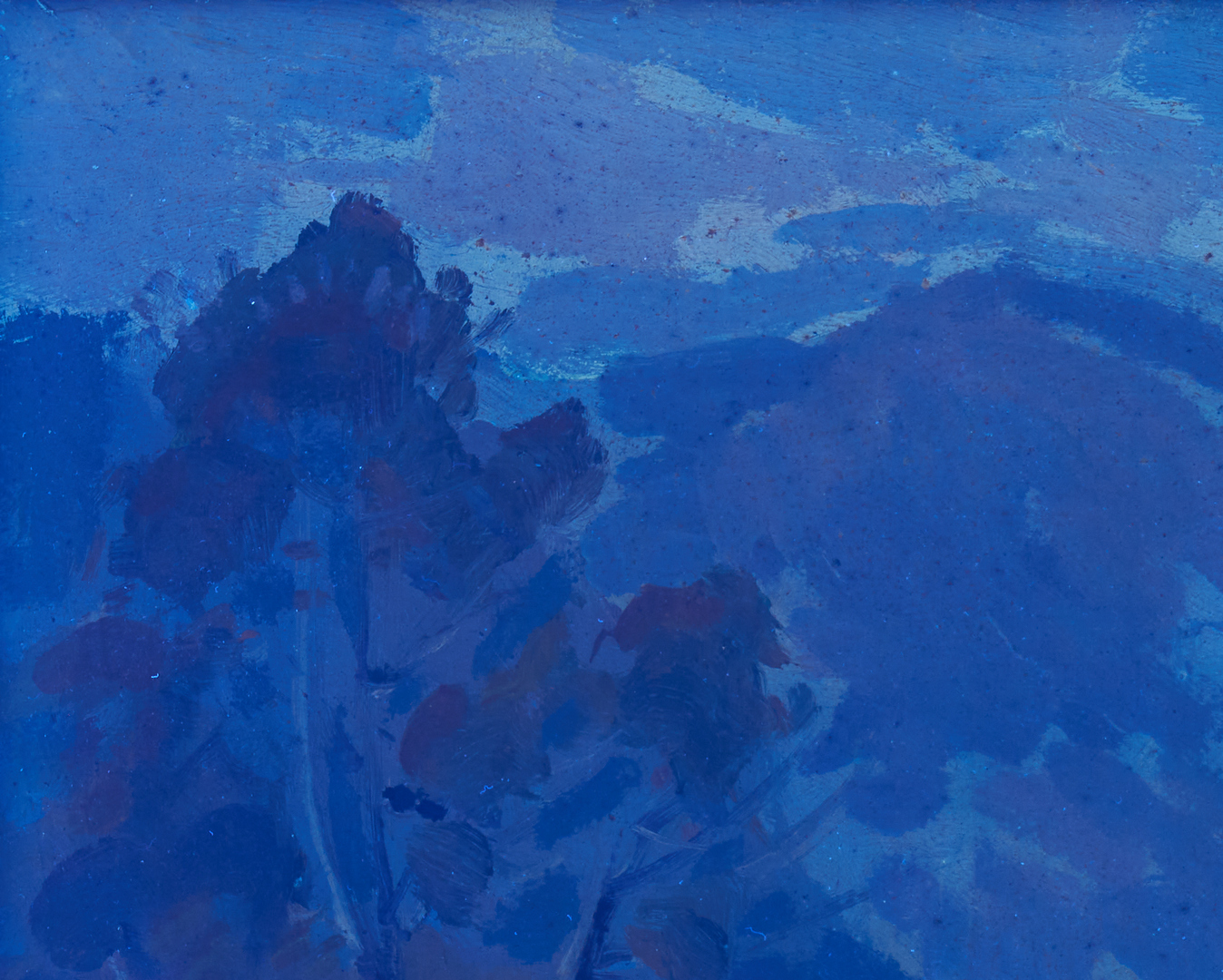 Lot 192: Louis E. Jones O/B, Smoky Mtn. Landscape Painting