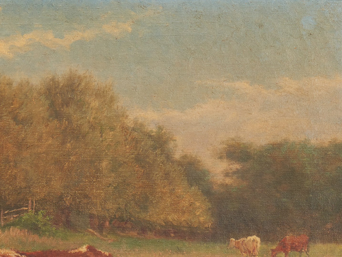 Lot 193: Matilda Lotz, o/c painting of Cattle