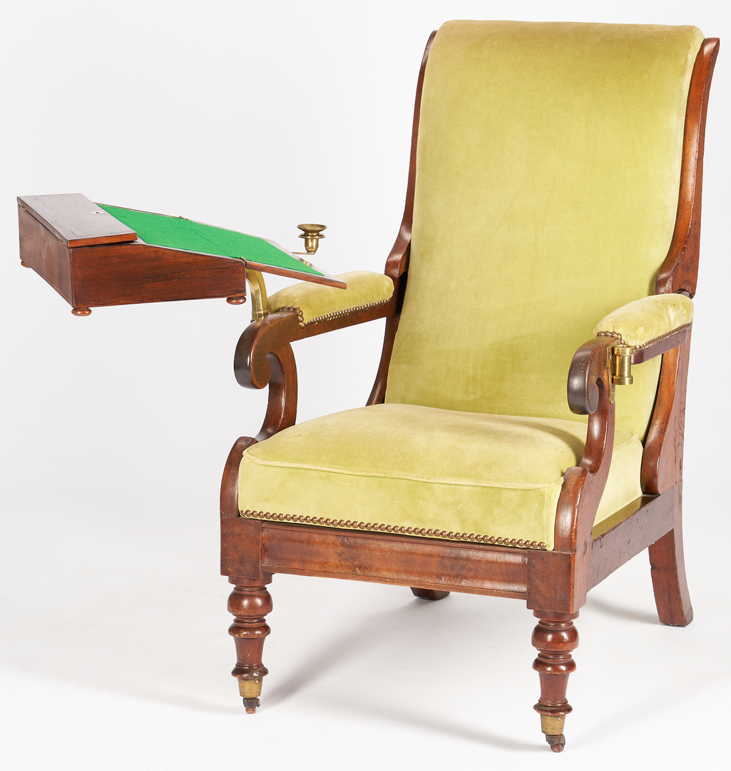 Lot 200: Writing Chair and Saddlebag, Sec. of War Carey Harris provenance