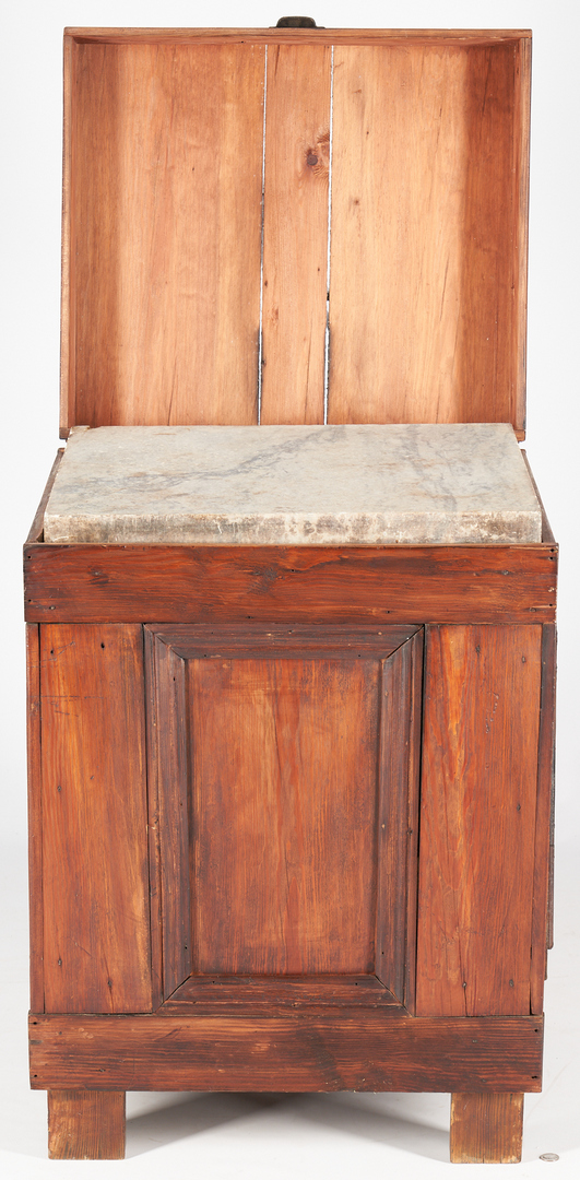 Lot 211: Southern Biscuit Table with marble slab and Lower Screen Door, GA
