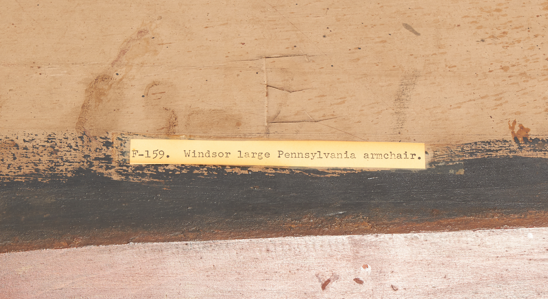 Lot 226: Pennsylvania Windsor Comb Back Armchair, Ex. Israel Sack