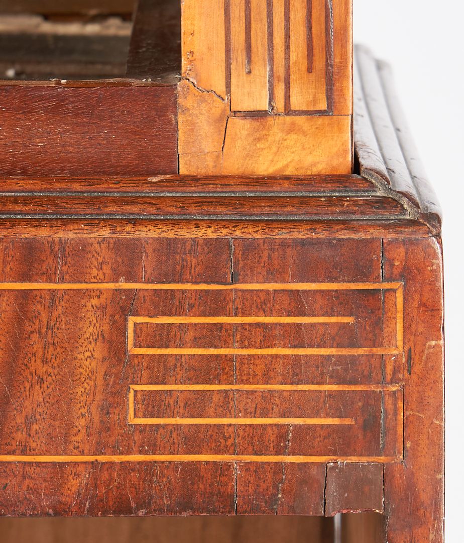 Lot 236: George III Mahogany Inlaid Chest on Chest
