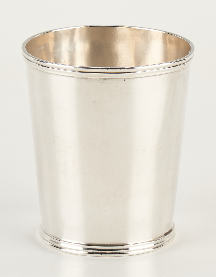 Lot 295: KY Coin Silver Julep Cup, McClure & Valenti