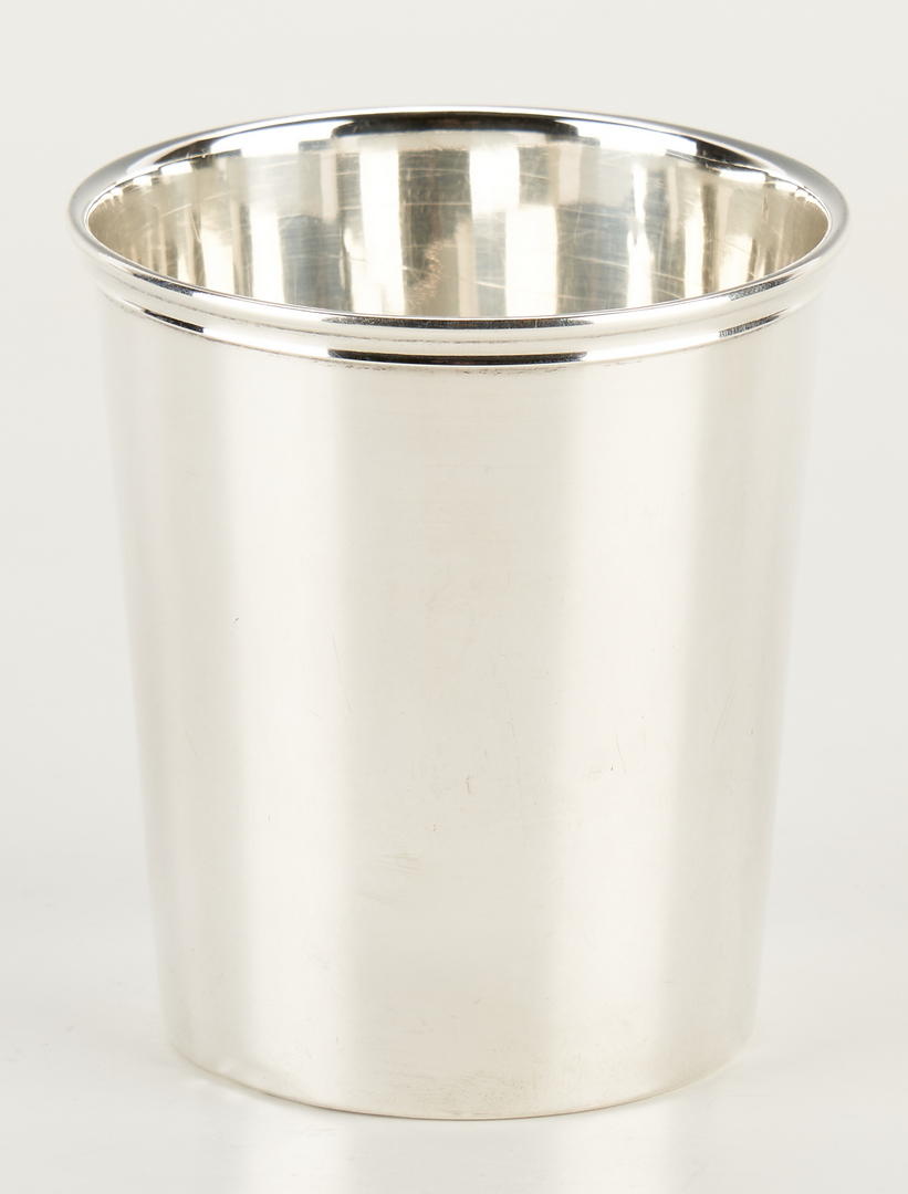 Lot 297: Russellville, KY Coin Silver Julep Cup, Settle