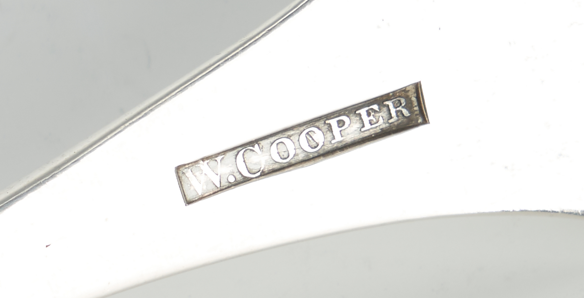 Lot 317: W. & A. Cooper Coin Silver Ladle