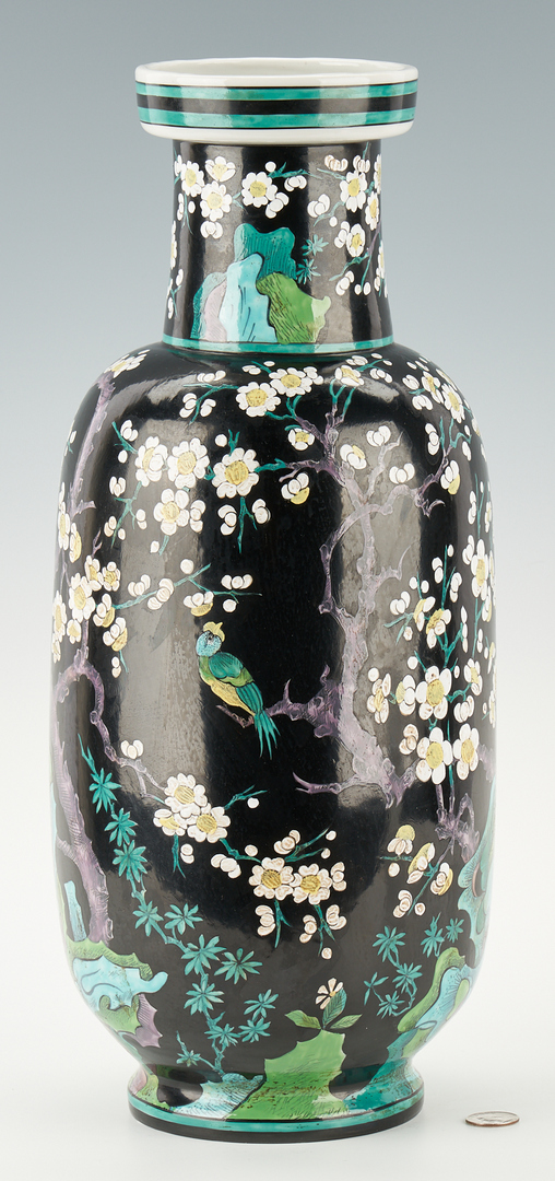 Lot 347: 2 Chinese Style Porcelain Vases, Cartier and Tiffany