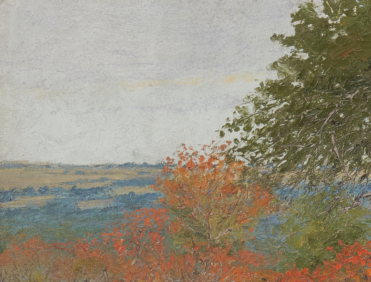 Lot 361: Louis Oscar Griffith Oil Landscape, poss. Texas