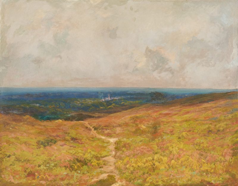 Lot 366: Henry Hammond Gallison O/C, Large Landscape Painting