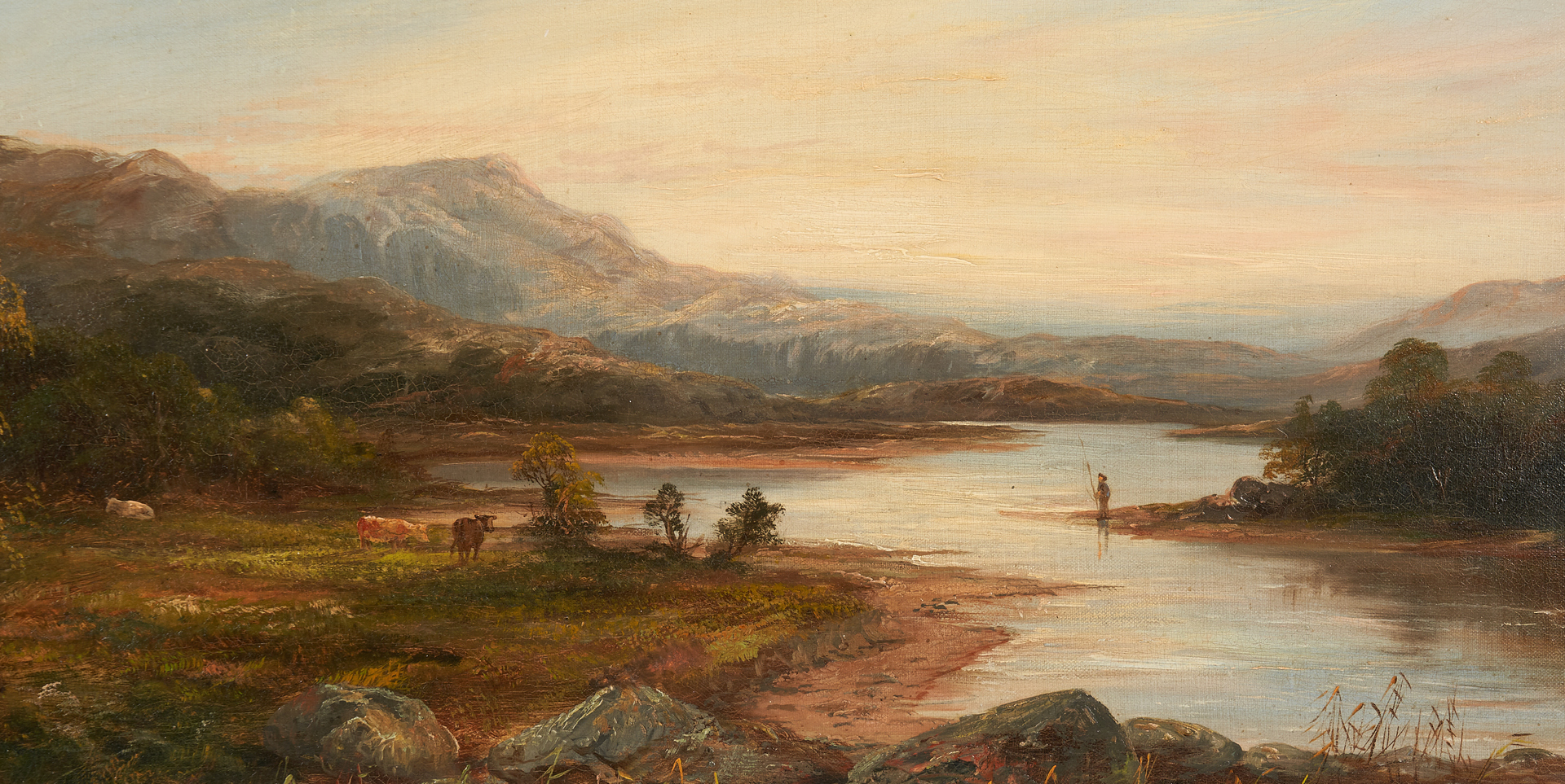 Lot 393: William McEvoy O/C Landscape Painting